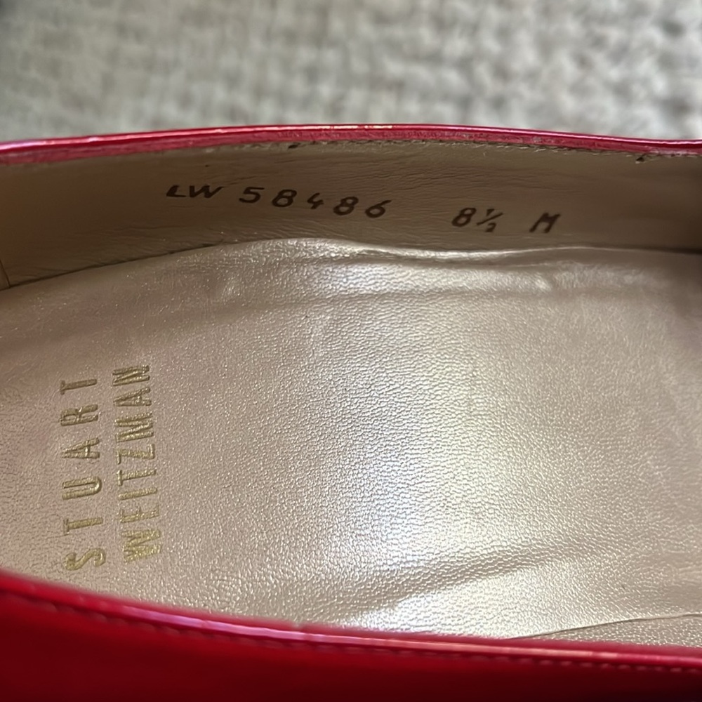 Stuart Weitzman Red Corkswoon Wedges - image 8